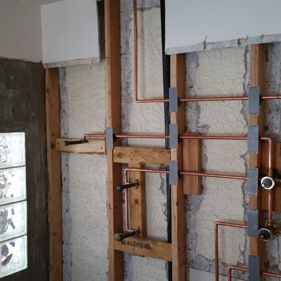 Copper pipe installation for Repiping in Belmont